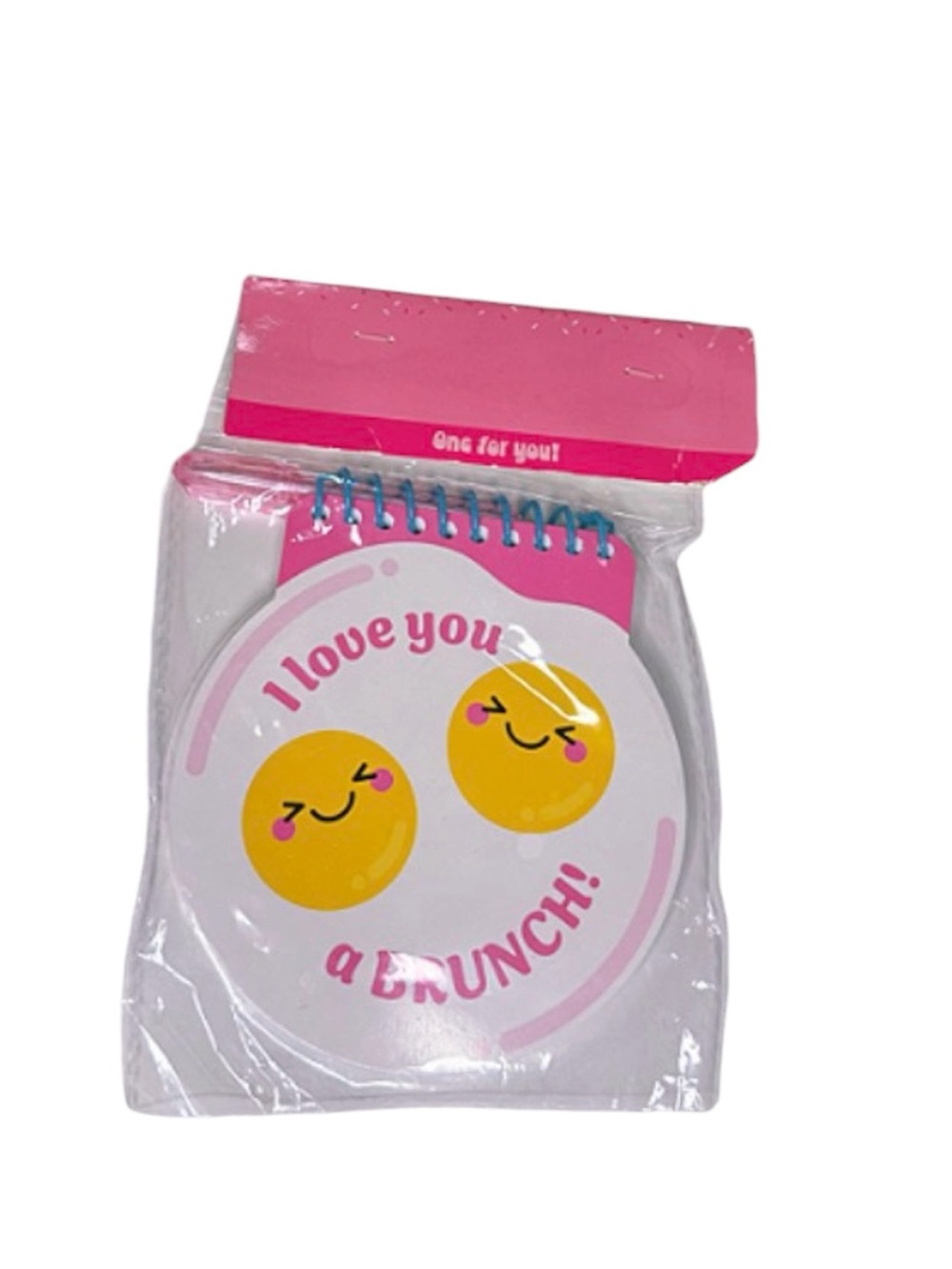 Primark cute kidcore "I Love You A Brunch" Spiral mini Notepad